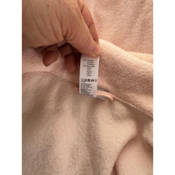 Hanro Bathrobe Womens Small Belted Shawl Collar Terry Robe Fleece Lined Lounge - Picture 9 of 12